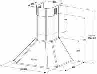 Вытяжка купольная Korting KHC 9839 X