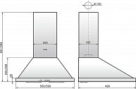 Кухонная вытяжка Elikor 60П-400-К3Л белый