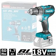 Дрель-шуроповерт Makita DHP485Z синий,																											черный