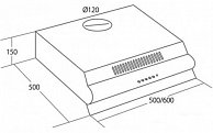 Кухонная вытяжка Akpo P-3060 wk-7 нержавеющая сталь