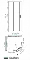 Душевой уголок Wasserkraft Lippe 45S01