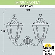 Светильник уличный настенный Fumagalli Noemi E35.142.000.WXH27