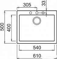 Кухонная мойка  Elleci  Quadra 110  Kera 96