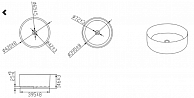 Умывальник Bravat C22284W-ENG