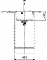 Мойка Franke Centro CNG 611/211-62 Чёрный