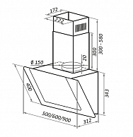 Вытяжка Maunfeld Wind Push 60 черный