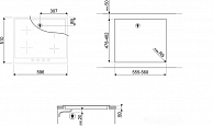 Варочная панель Smeg  SI764POM