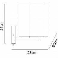 Бра Arte Lamp A3479AP-1CC