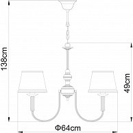 Люстра Arte Lamp A3579LM-5AB