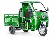 Грузовой электротрицикл RuTrike Гермес Pro 1500 72V1500W темно-зеленый-2813