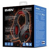 Гарнитура  Sven AP-G886MV  Black-Red