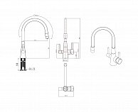 Смеситель для кухни Lemark Comfort LM3075BL