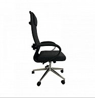 Кресло  Situp MICHAEL chrome (ткань Black / Black) механизм DMS