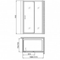 Душевой уголок Gemy Sunny Bay S28191C-A75