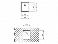 Кухонная мойка Teka BE LINEA RS15 34.40 нержавеющая сталь (115000008)