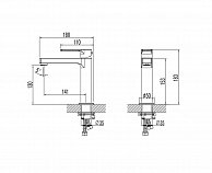 Смеситель для умывальника Lemark Plus Grace LM1537C