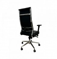 Кресло  Situp PARTNER chrome (экокожа Black / Black