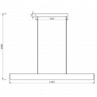 Подвесной светильник Arte Lamp  Largo   A2505SP-2BK