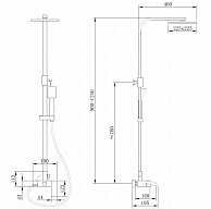 Душевая стойка  Abber Wasserfall AF8616