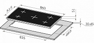 Варочная панель Maunfeld EGHS.95.33CS/G