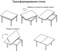 Обеденный стол Рамзес Ломберный 80x60 дуб сонома темный/ноги конусные венге