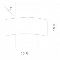 Бра   Arte Lamp A1444AP-1WH