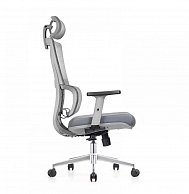 Кресло  Situp APHRODITE Chrome (сетка Gray/экокожа Gray) механизм DMS серый