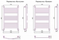 Полотенцесушитель водяной  Сунержа БОГЕМА+ 800х500 00-0220-8050