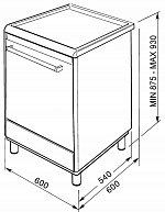 Плита Smeg CX68CM8