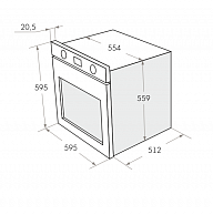 Духовой шкаф  Maunfeld  EOEH.5811W