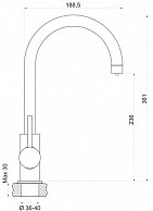 Кухонная мойка Berge BR-6150 графитовый 1280606