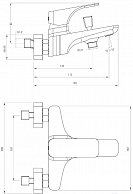 Смеситель Deante HIACYNT BQH 010M Хром