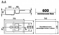 Кухонная мойка Ulgran U 205 342 графит