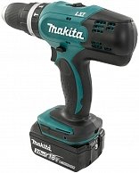 Дрель ударная Makita DHP453RFE аквамариновый, черный 177510