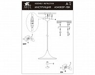 Светильник подвесной Arte Lamp A3406SP-1BK