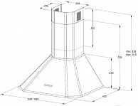 Кухонная вытяжка Korting  KHC 9839 RGN