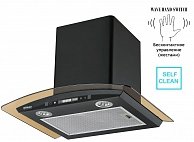 Кухонная вытяжка Backer QD60E-MC BLACK 12K