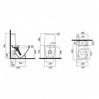 Унитаз Vitra Tres (9730B003-7204)