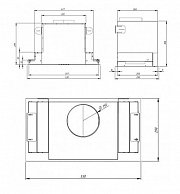 Кухонная вытяжка Akpo Neva Glass Eco 60 wk-4 чёрный