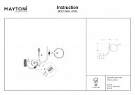 Бра Maytoni MOD109WL-01BS