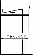 Умывальник Laufen PRO 813958  105x48