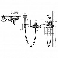 Смеситель Bravat FIT F6135188CP-B-RUS хром