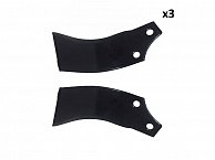 Нож почвофрезы KERLAND (BOMET) (пара пр/лев), 3 пары