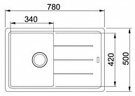 Кухонная мойка Franke BFG 611 сахара (114.0259.913)