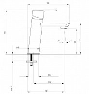 Смеситель Deante ARNIKA NERO (BQA N21M)