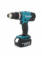 Дрель ударная Makita DHP453RFE аквамариновый, черный 177510