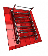 Полотенцесушитель  Двин Tfw (1-1/2) 80/50 выход 1 справа хром