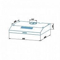 Кухонная вытяжка CATA C1-T600 X