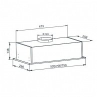 Вытяжка кухонная Zorg Technology CLASSICO 850 52 M черная