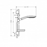 Душевой гарнитур Hansgrohe  Raindance Select   27803400